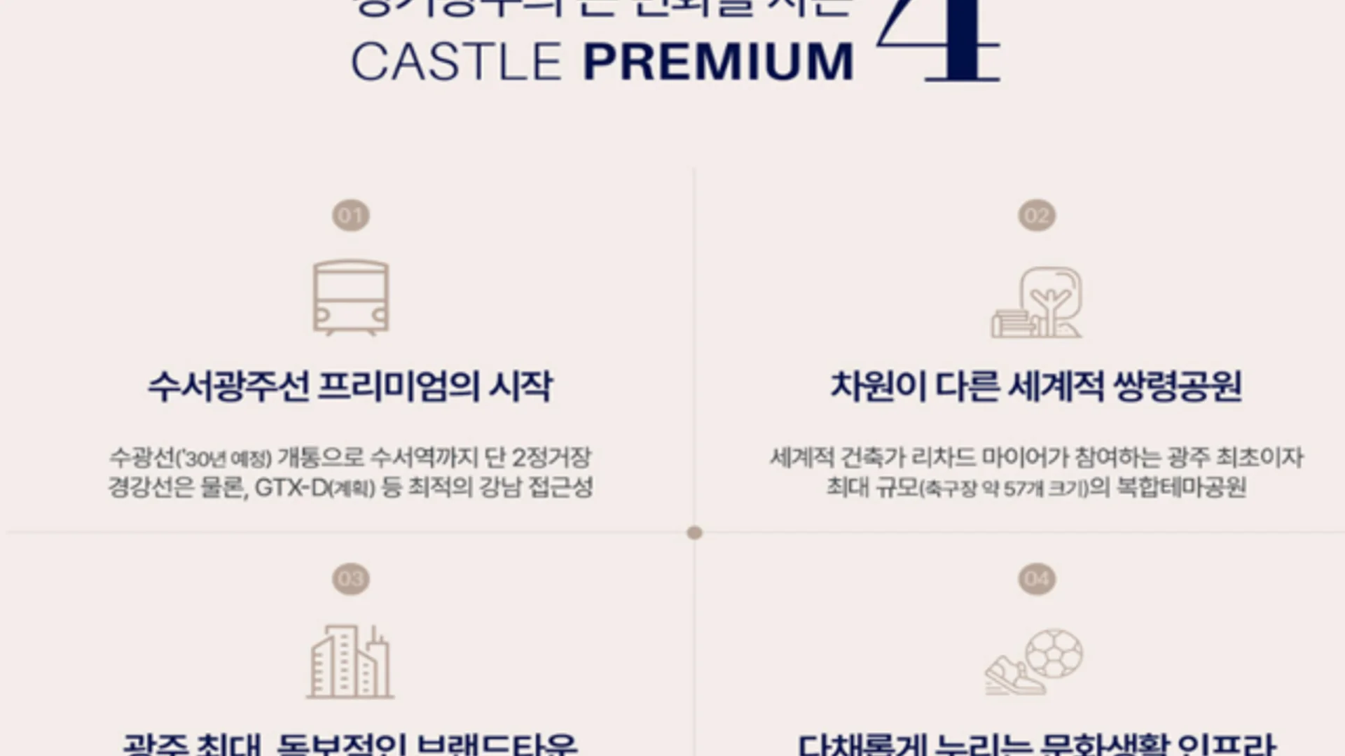 경기광주 롯데캐슬 모델하우스 평면